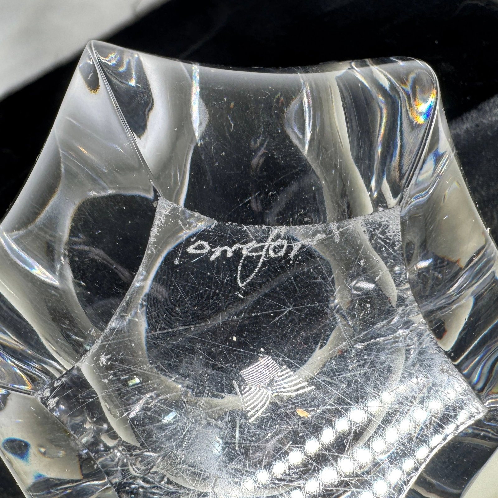 Three Crystal Decorative Items - 6