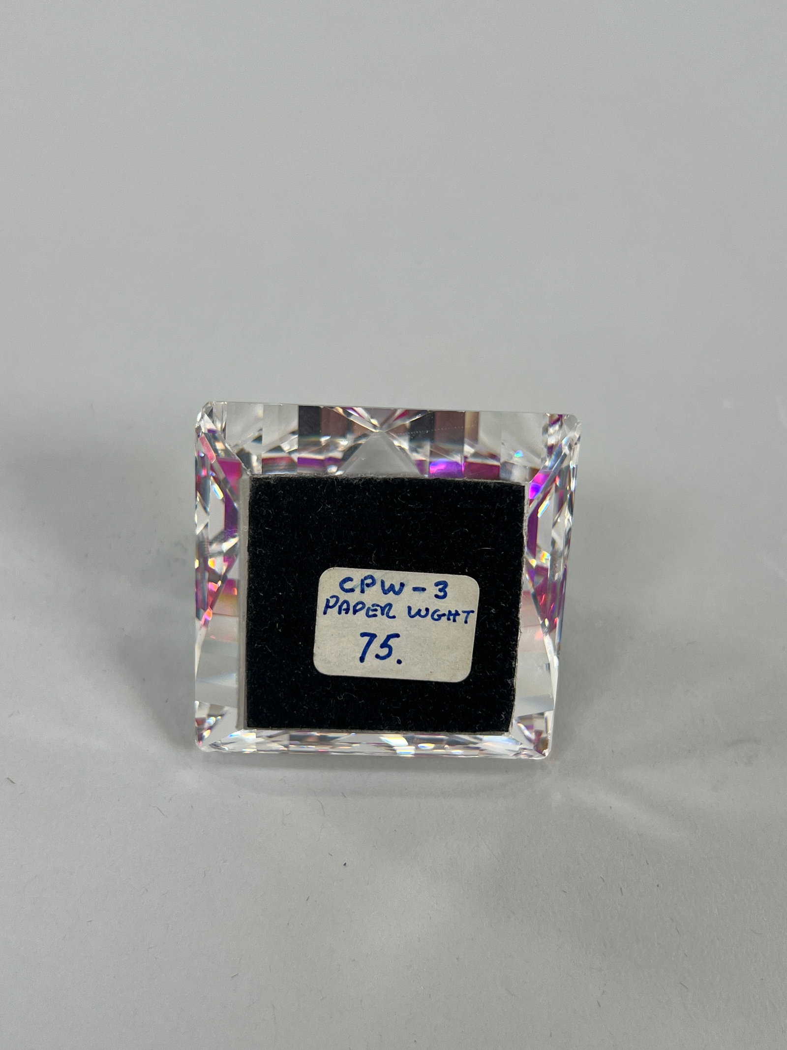 Two Crystal Paperweights - 12