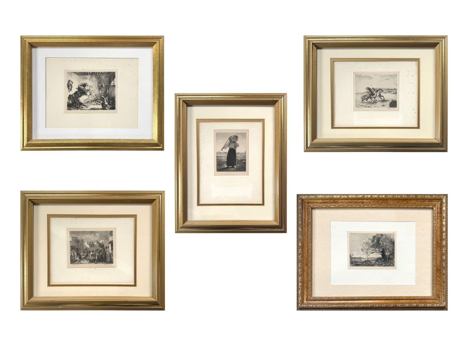 Collection of Framed Etchings and Prints (1 of 19)