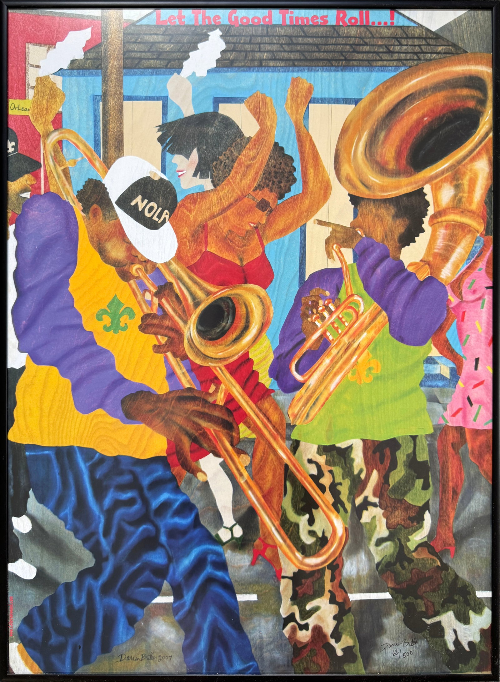 Limited Edition Print by Darrin Butler: Limited edition giclee print of work by Darrin Butler (American, 20th century). Signed and editioned by the artist in lower right. Dimensions:23 3/4" x 17 1/2"