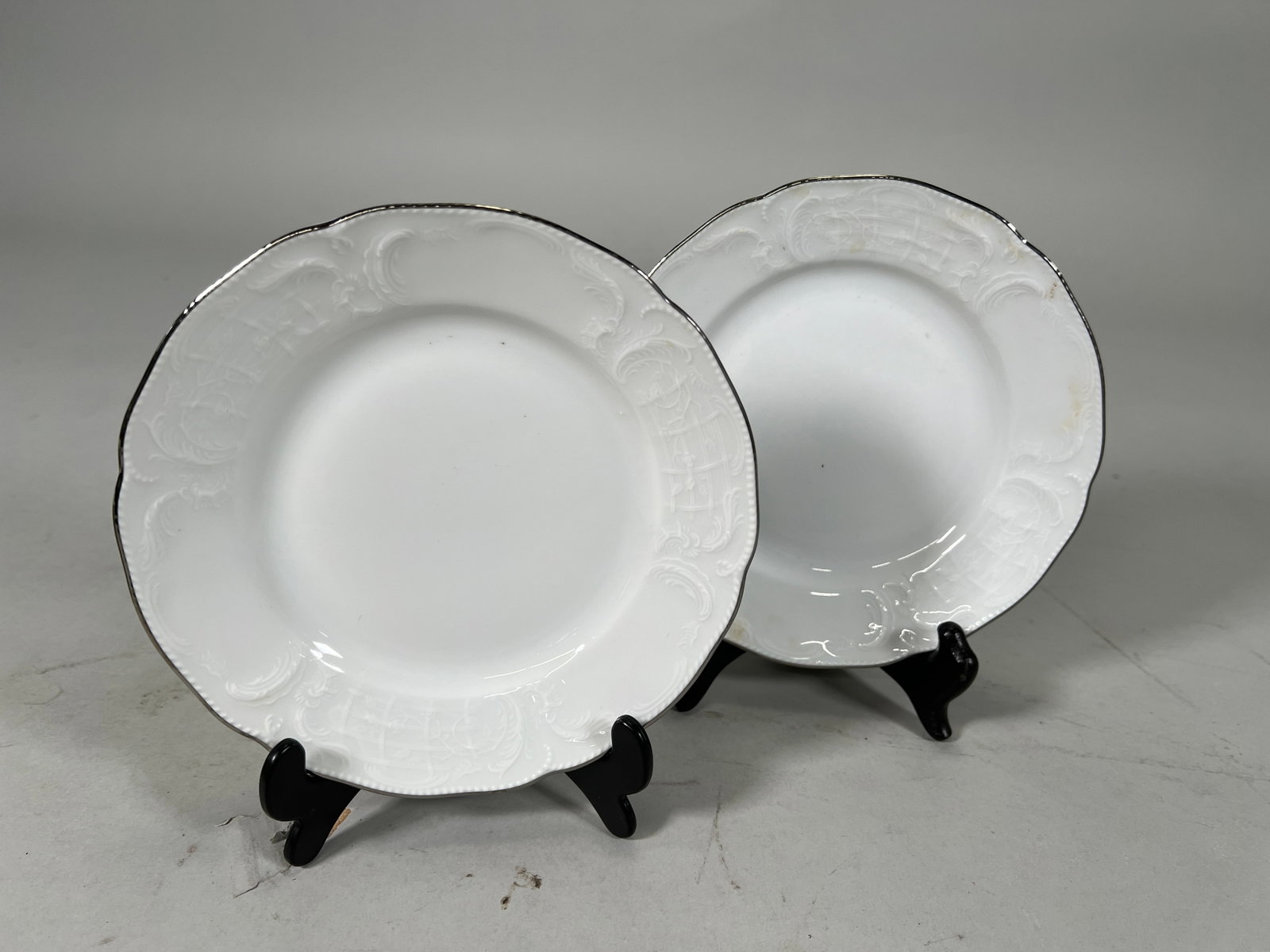 Partial Rosenthal White Porcelain Dinnerware Set - 10