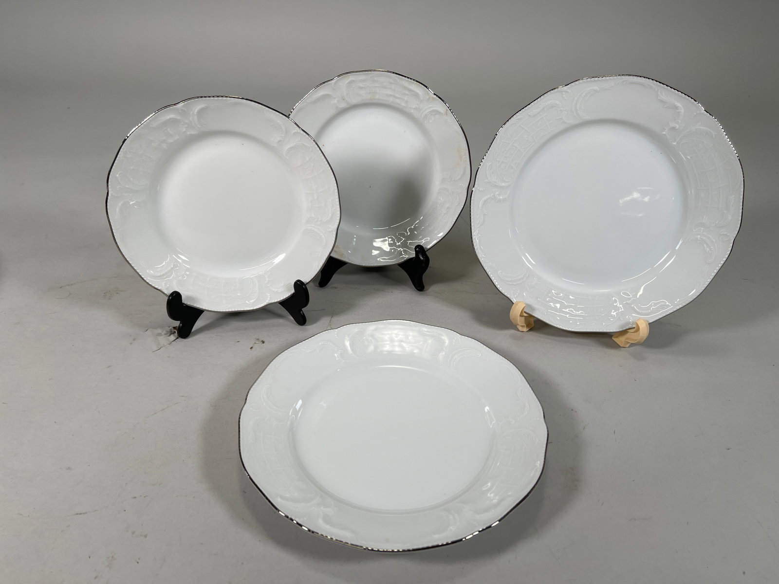 Partial Rosenthal White Porcelain Dinnerware Set - 11