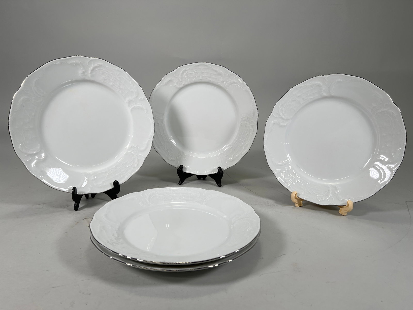 Partial Rosenthal White Porcelain Dinnerware Set - 12