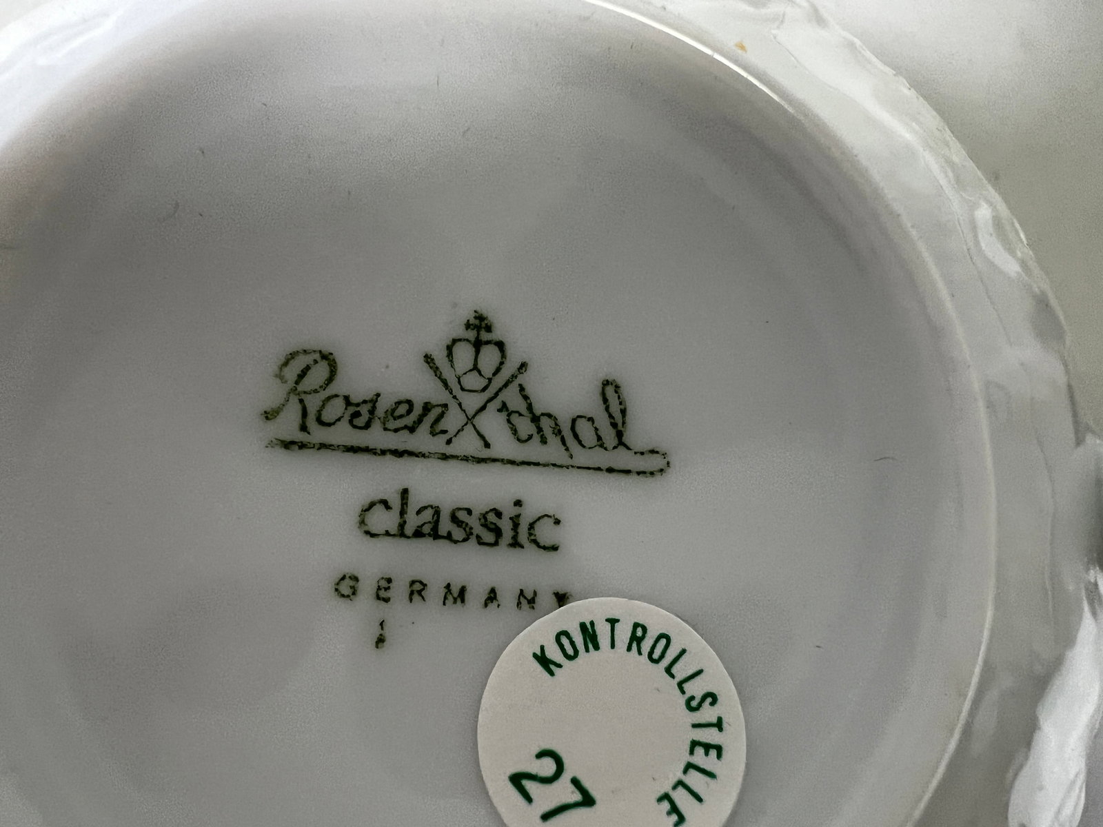 Partial Rosenthal White Porcelain Dinnerware Set - 2