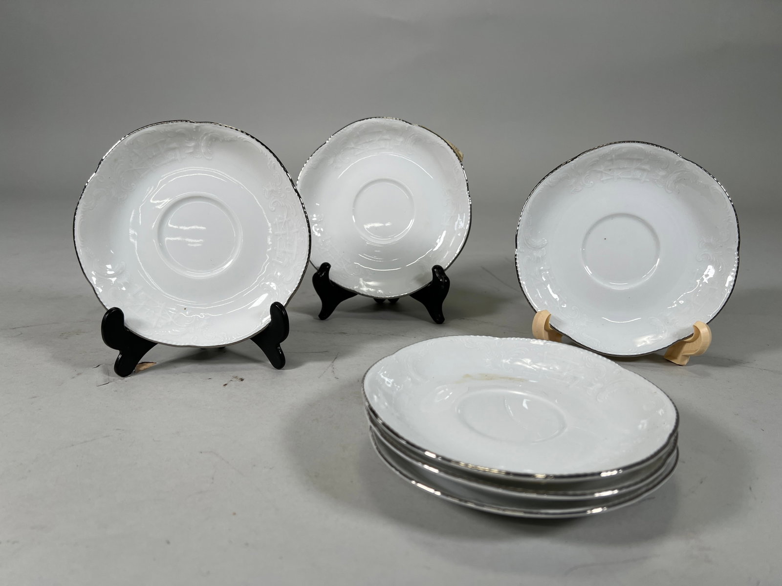 Partial Rosenthal White Porcelain Dinnerware Set - 8