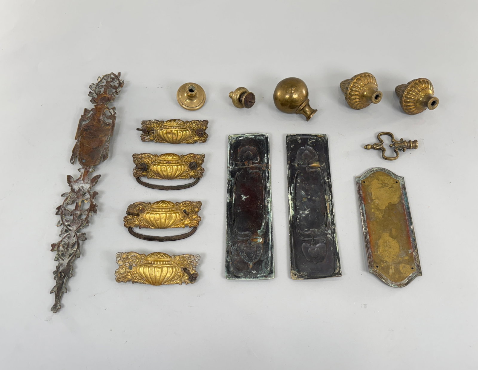 Antique Brass Hardware Assortment - 2