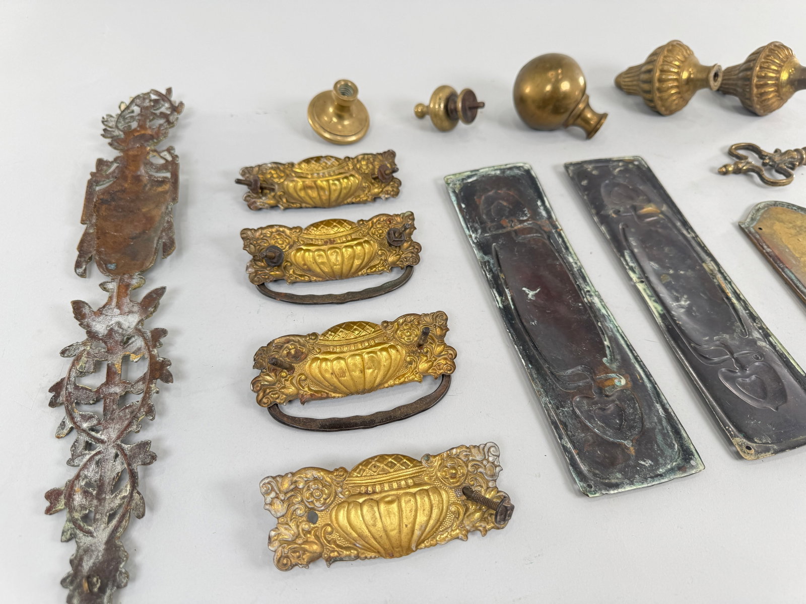Antique Brass Hardware Assortment - 3