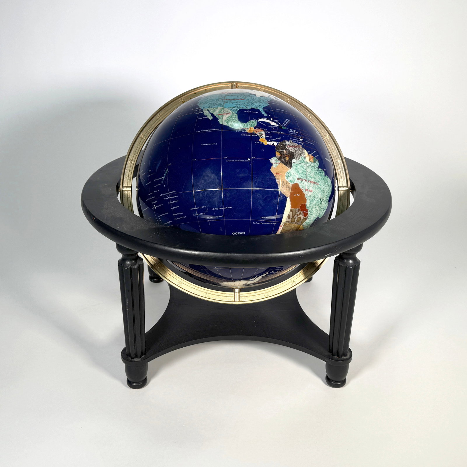 Semi-Precious Stone Desktop Globe (1 of 4)
