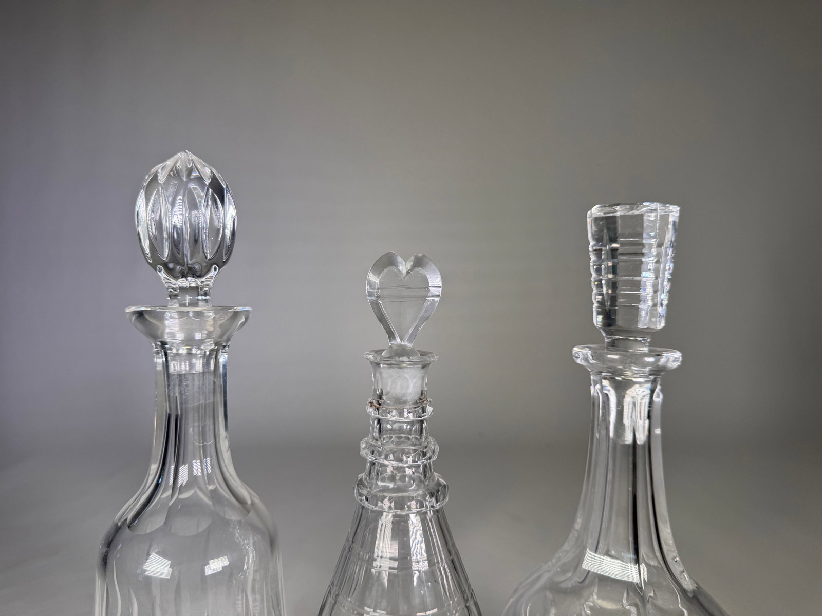 Three Glass Decanters - 2