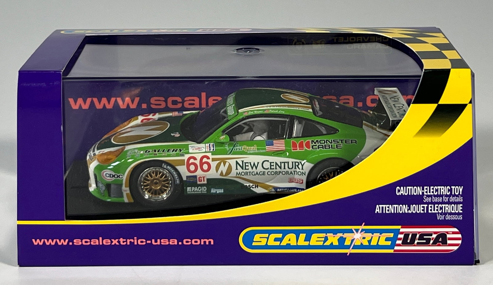 Scalextric USA Porsche GT3R #66 1/32 Slot Car (1 of 6)