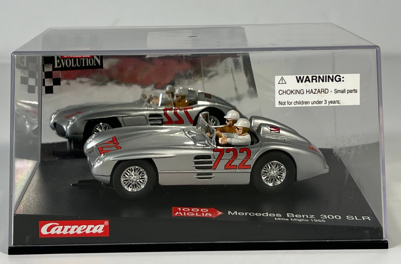 Carrera Evolution Mercedes Benz 300 SLR Mille Miglia 1955 #722 1/32 Slot Car (1 of 6)