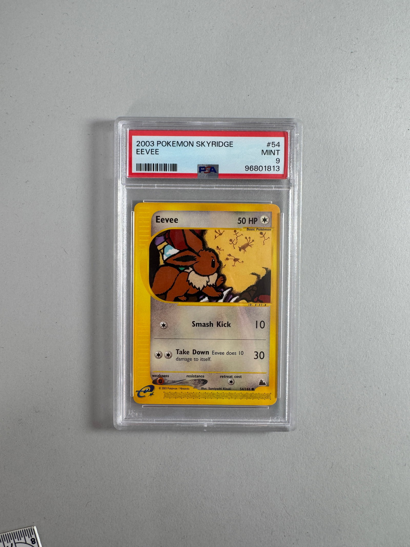 2003 Pokemon Skyridge Eevee #54 PSA Mint (1 of 3)