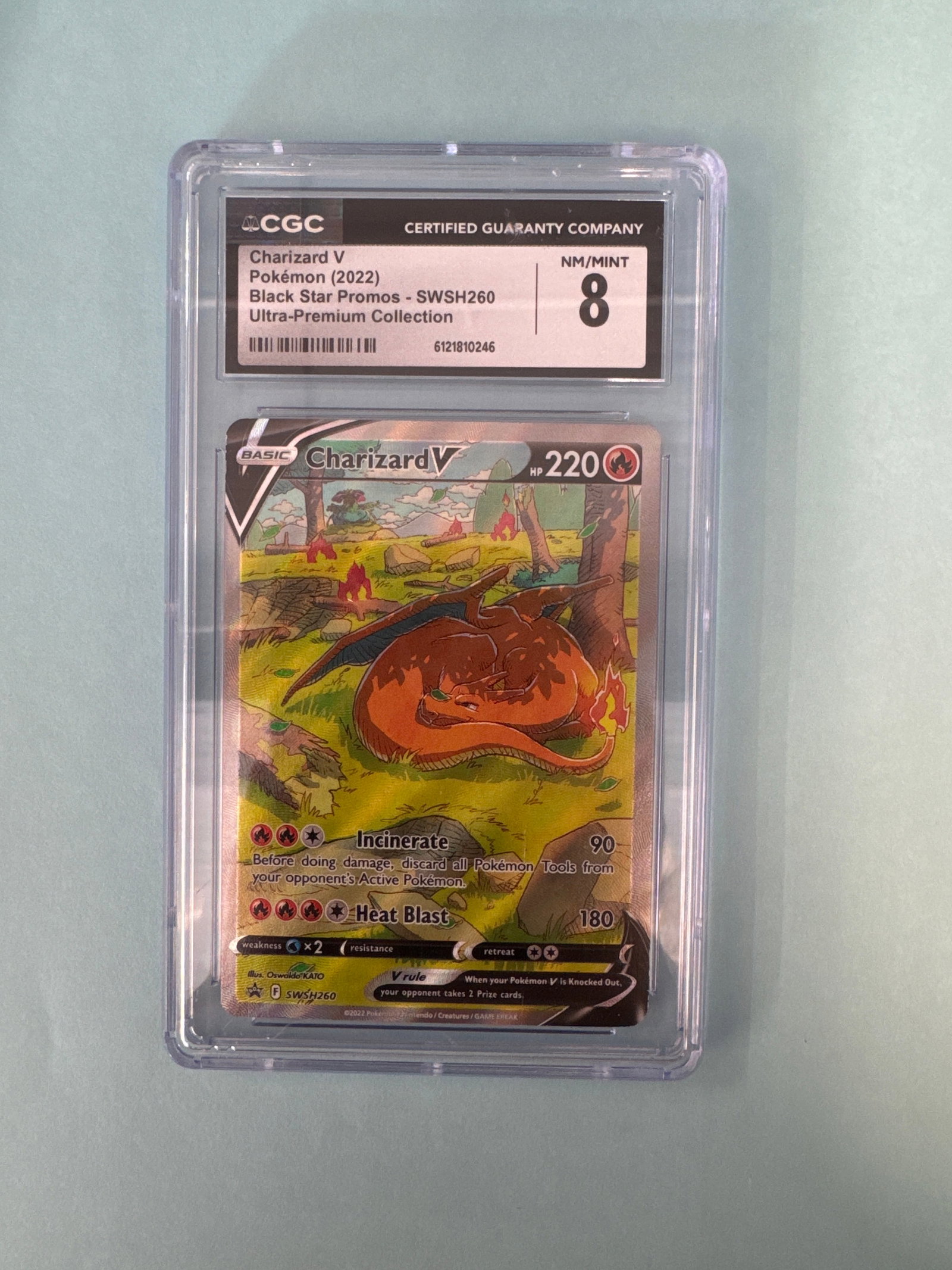 Charizard V - Black Star Promos SWSH260 - CGC Graded 8 (1 of 2)