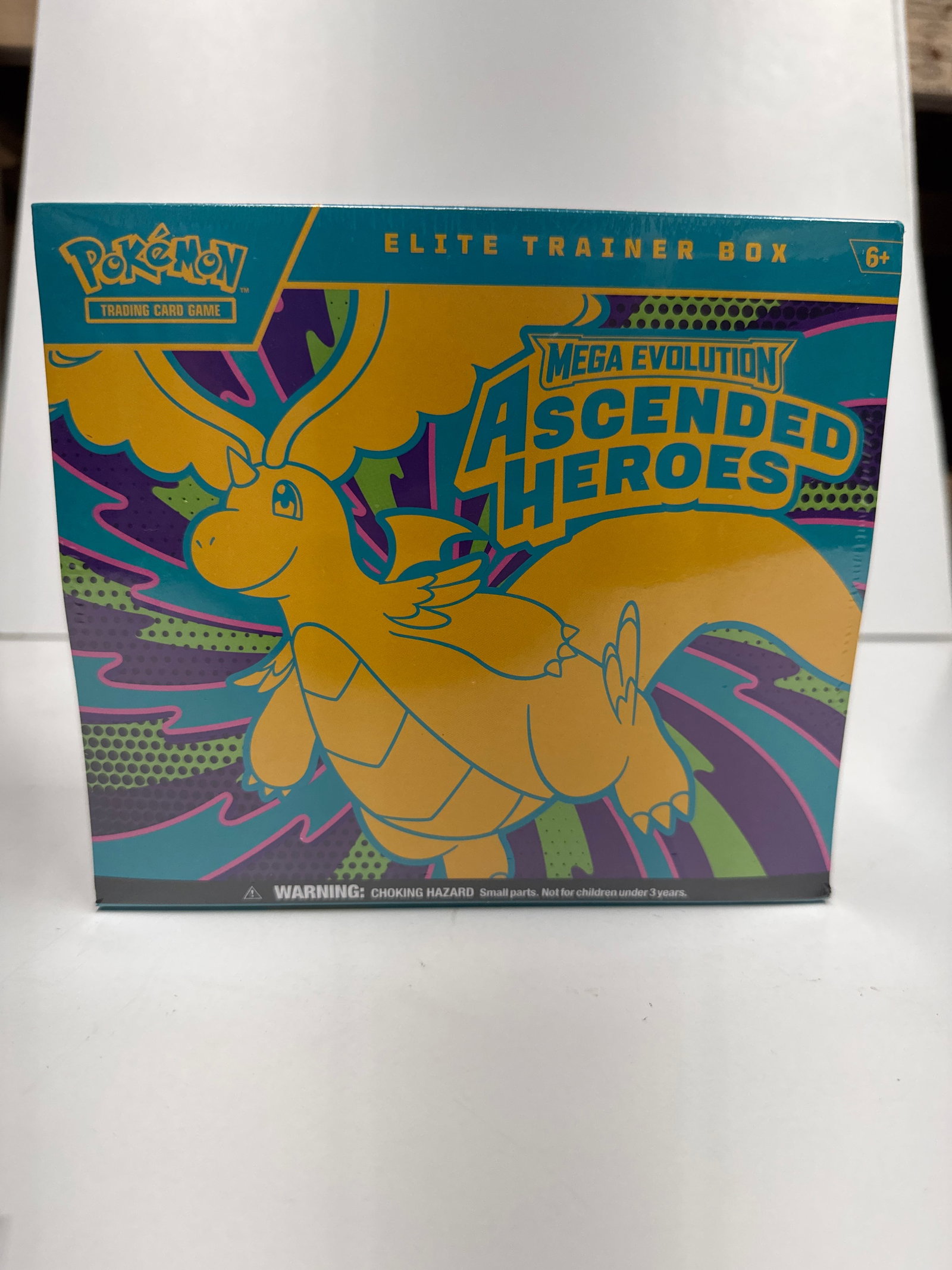 Pokemon TCG Mega Evolution Ascended Heroes Elite Trainer Box: Sealed Pokemon Trading Card Game Elite Trainer Box from the Mega Evolution Ascended Heroes expansion. Includes 9 booster packs, card sleeves, energy cards, dice, and more.
