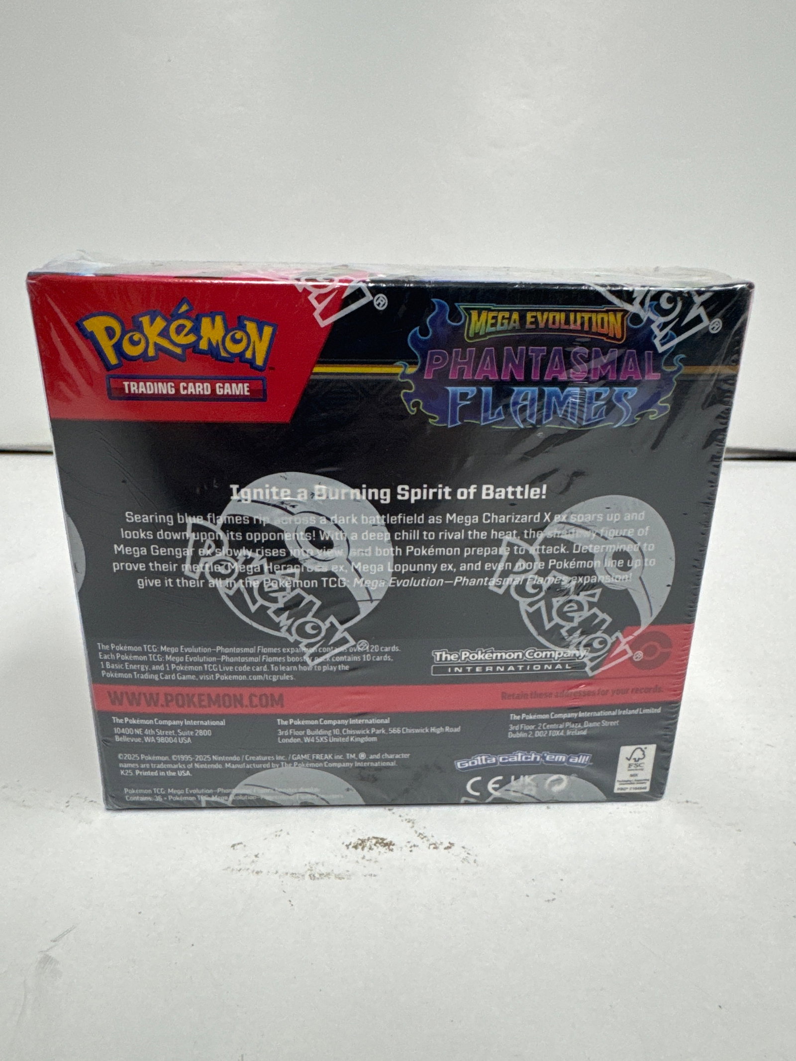 Pokemon TCG Mega Evolution Phantasmals Flames Booster Box - 2