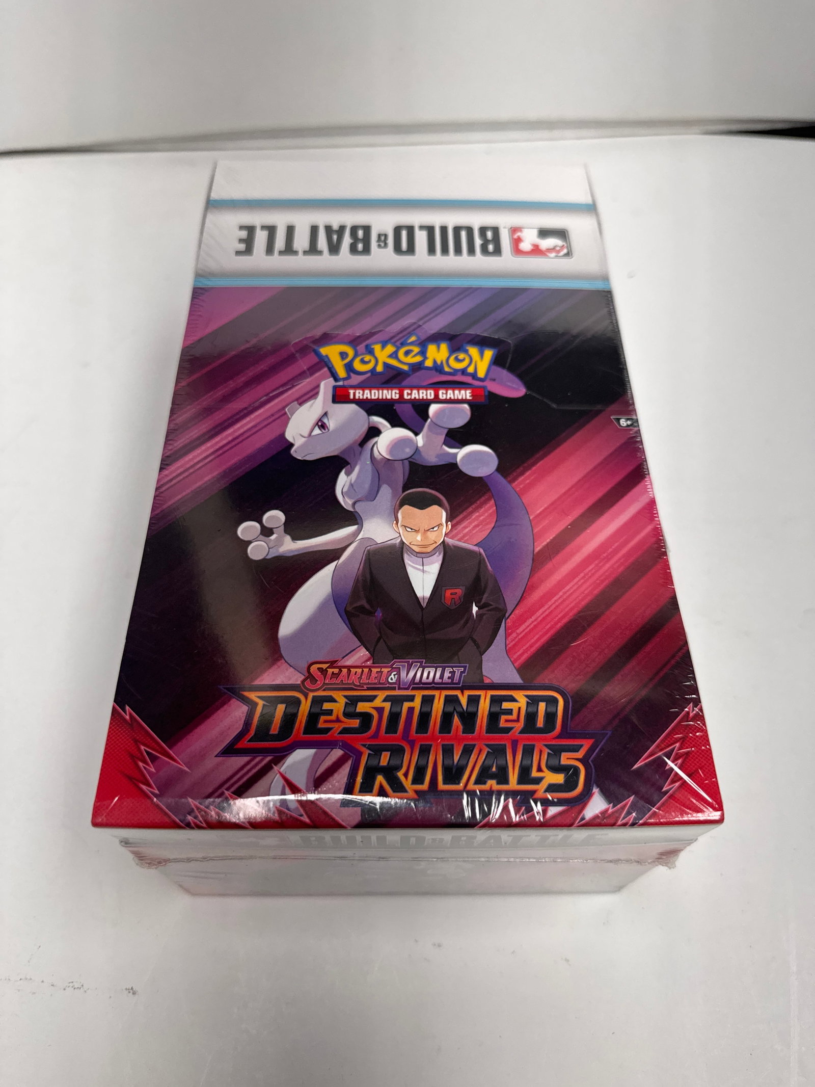 Pokemon Scarlet & Violet: Destined Rivals Build & Battle Box Case: Sealed Pokemon Scarlet & Violet: Destined Rivals Build & Battle Box. Features artwork with Mewtwo, Garchomp, and other characters from the Pokemon Trading Card Game. Includes 5, 40-card ready-to-play 