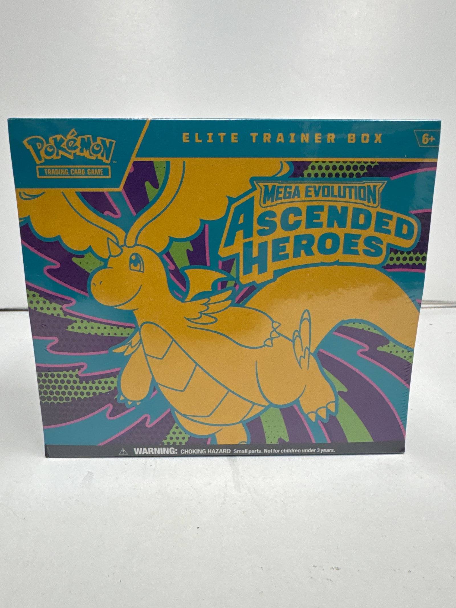 Pokemon TCG Mega Evolution Ascended Heroes Elite Trainer Box: Sealed Pokemon Trading Card Game Elite Trainer Box featuring Mega Evolution Ascended Heroes. Includes 9 booster packs, full art promo card, energy cards, player's guide, dice, damage counters, and