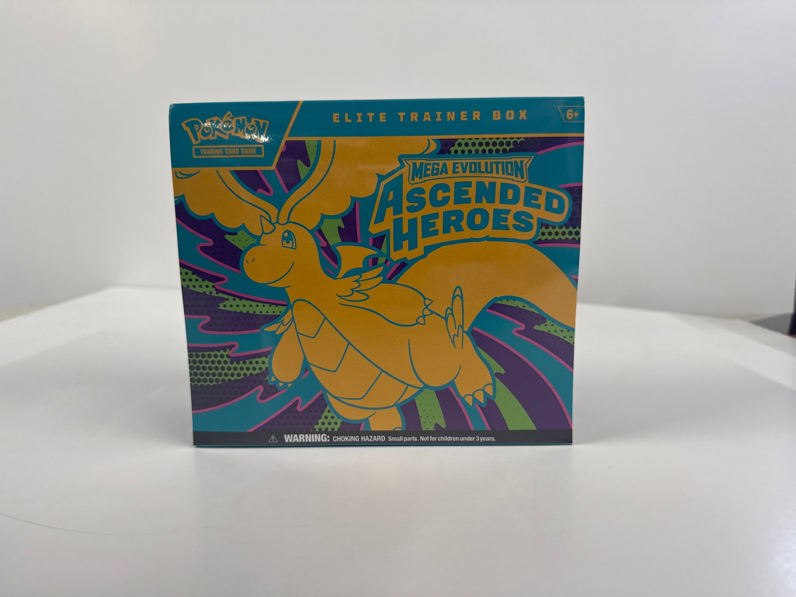 Pokemon TCG Mega Evolution Ascended Heroes Elite Trainer Box: Sealed Pokemon Trading Card Game Elite Trainer Box from the Mega Evolution Ascended Heroes expansion. Features a full-art promo card, 9 booster packs, card sleeves, dice, and more.