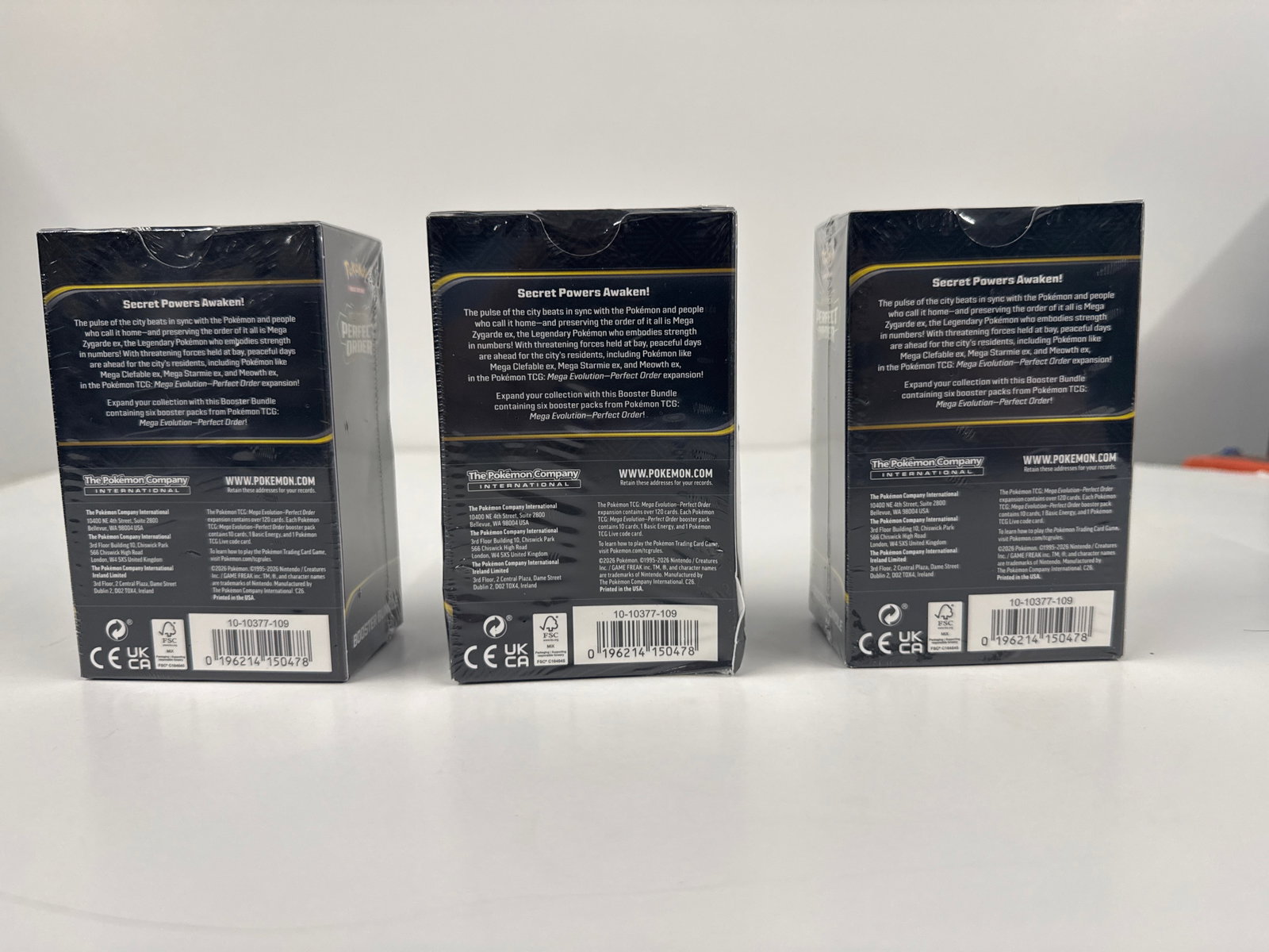 Pokemon TCG: Mega Evolution Perfect Order Booster Bundle (3 Boxes) - 2