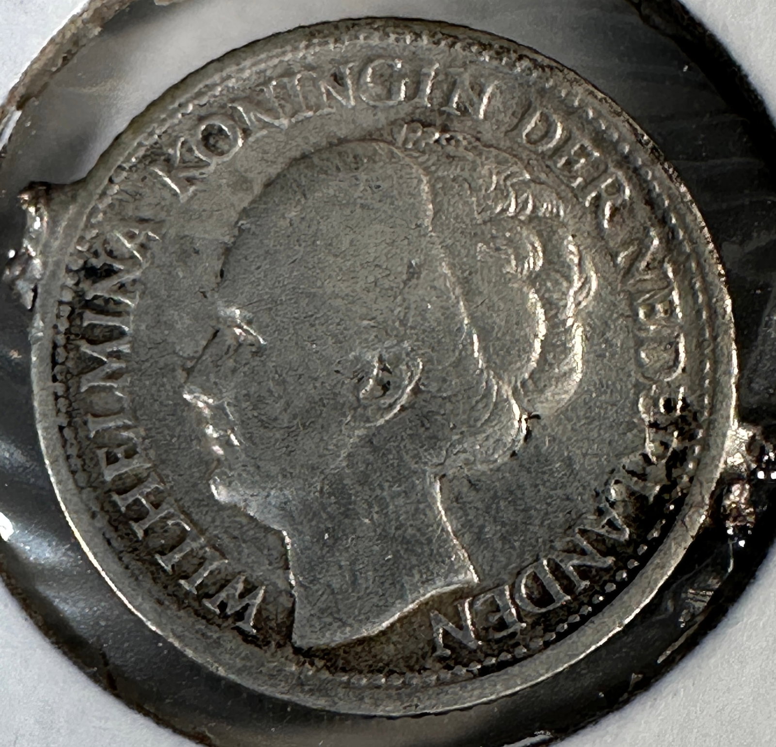 1941 Netherlands 10 Cents .640 Silver Coin - Wilhelmina (1 of 3)