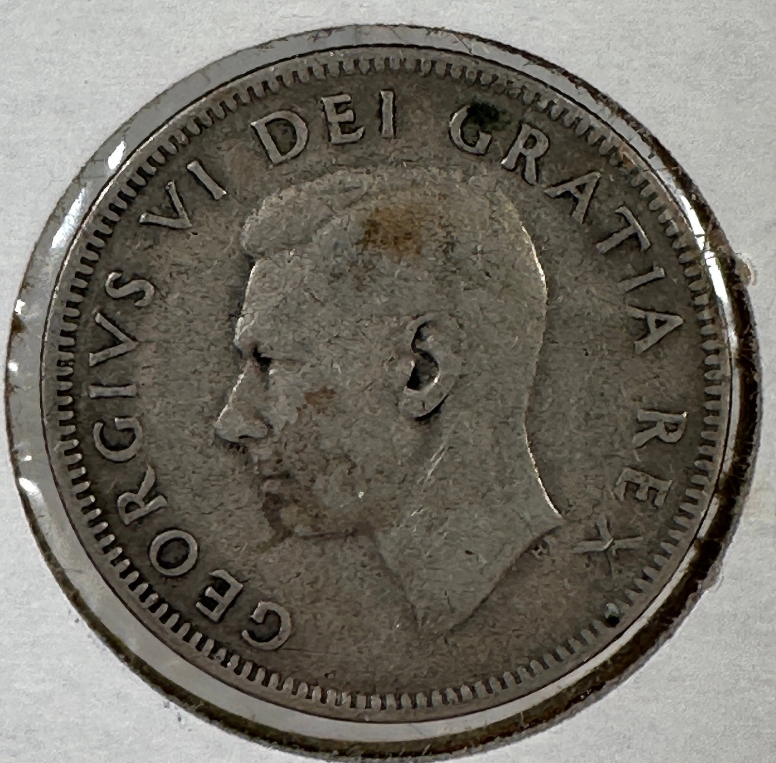 1950 Canada 25 Cents Coin - George VI (1 of 2)