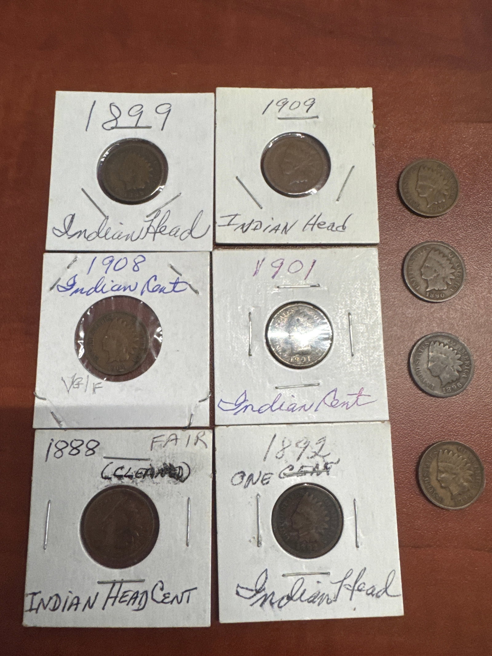 Collection of Indian Head Cents (1 of 2)
