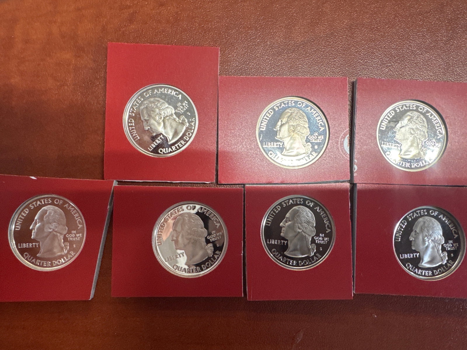Collection of Silver Proof US State Quarters (1 of 2)