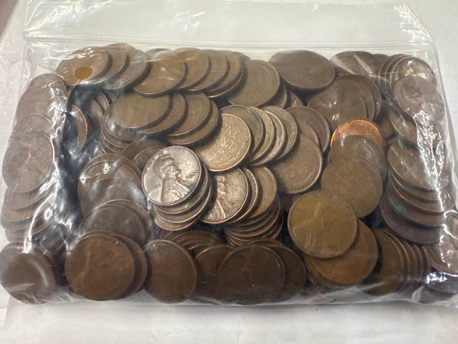Bag of Lincoln Wheat Cents (1 of 2)