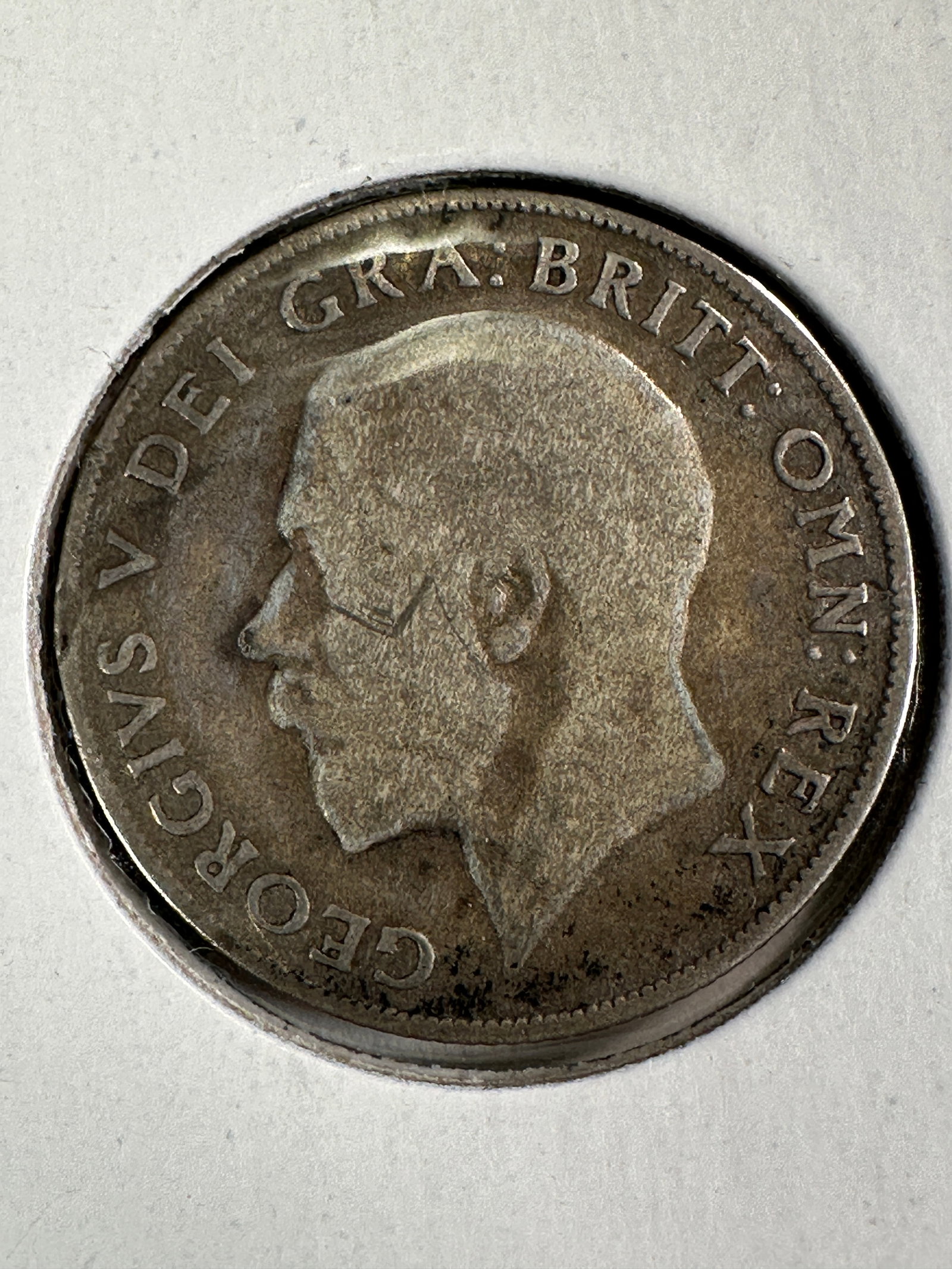 1921 Great Britain 1 Shilling .925 Silver Coin - George V: One coin as titled. Ungraded; condition varies. See images.