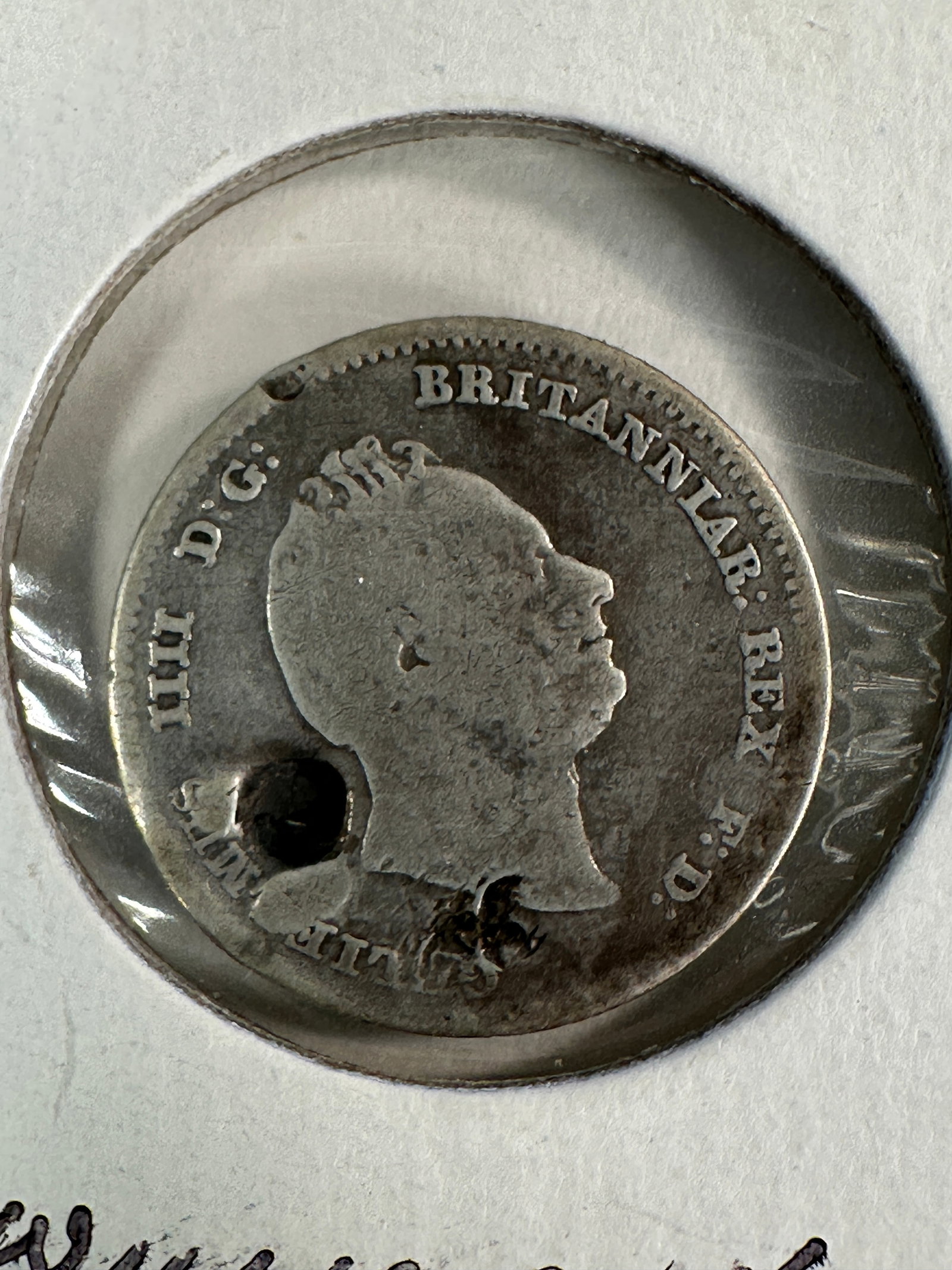 1836 Great Britain 4 Pence .925 Silver Coin - William IV: One coin as titled. Ungraded; condition varies. See images.