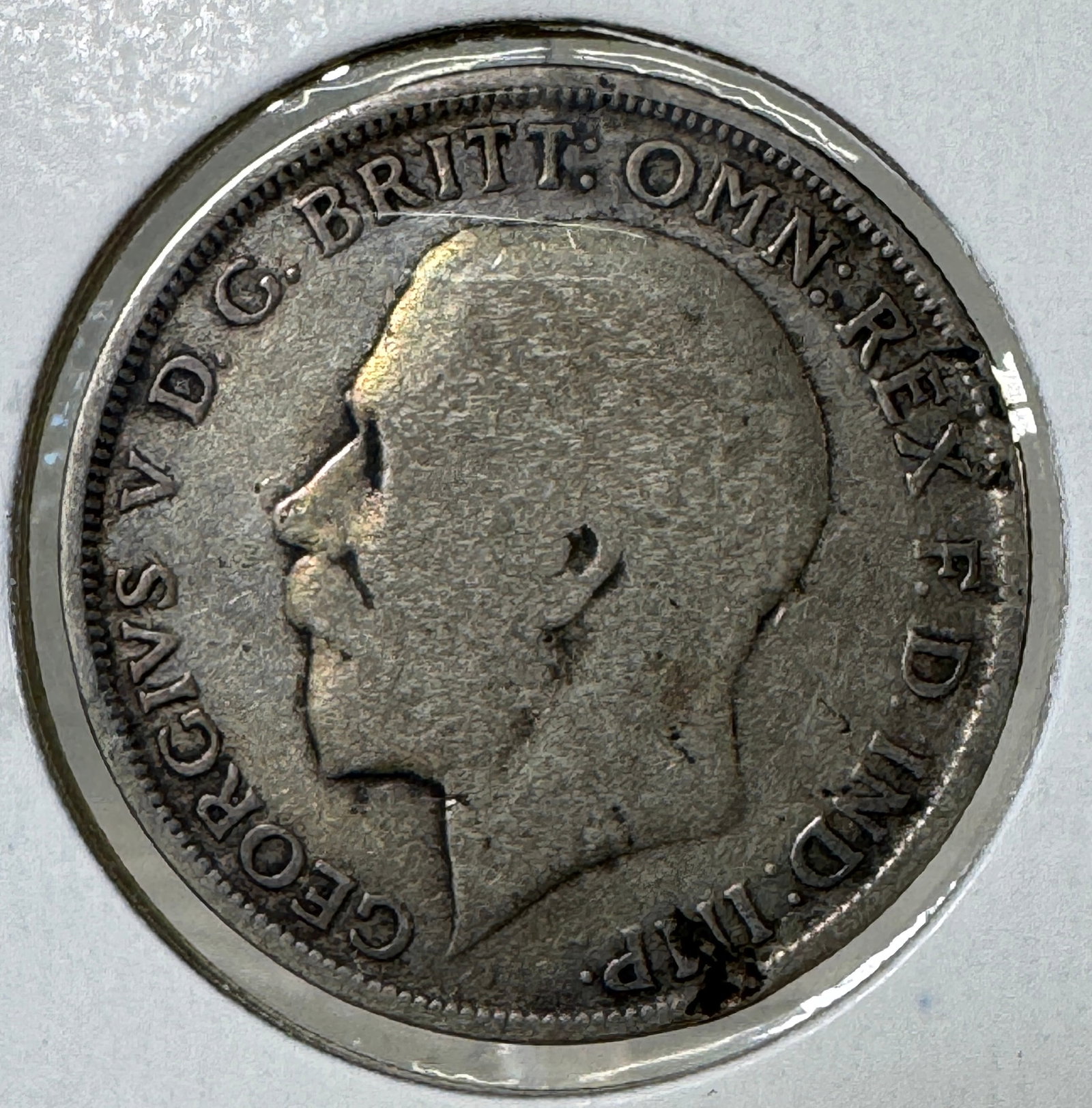 1920 Great Britain One Florin .500 Silver Coin: One coin as titled. Ungraded; condition varies. See images.