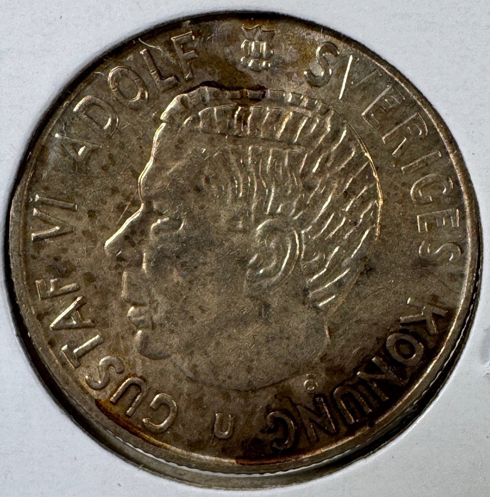 -*1965 Sweden 2 Kronor .400 Silver Coin - Gustaf VI Adolf: One coin as titled. Ungraded; condition varies. See images.