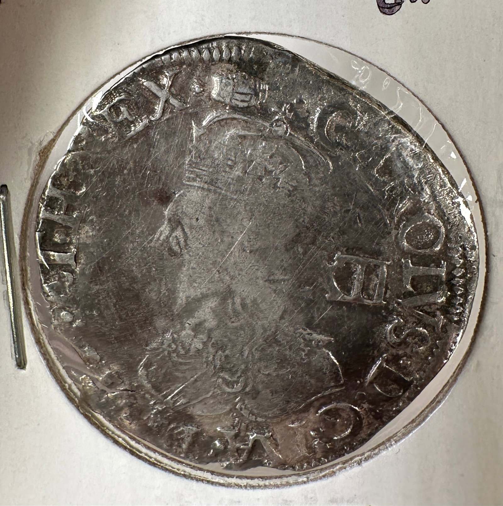 Great Britain 1 Shilling .925 Silver Coin - Charles I: One coin as titled. Ungraded; condition varies. See images.