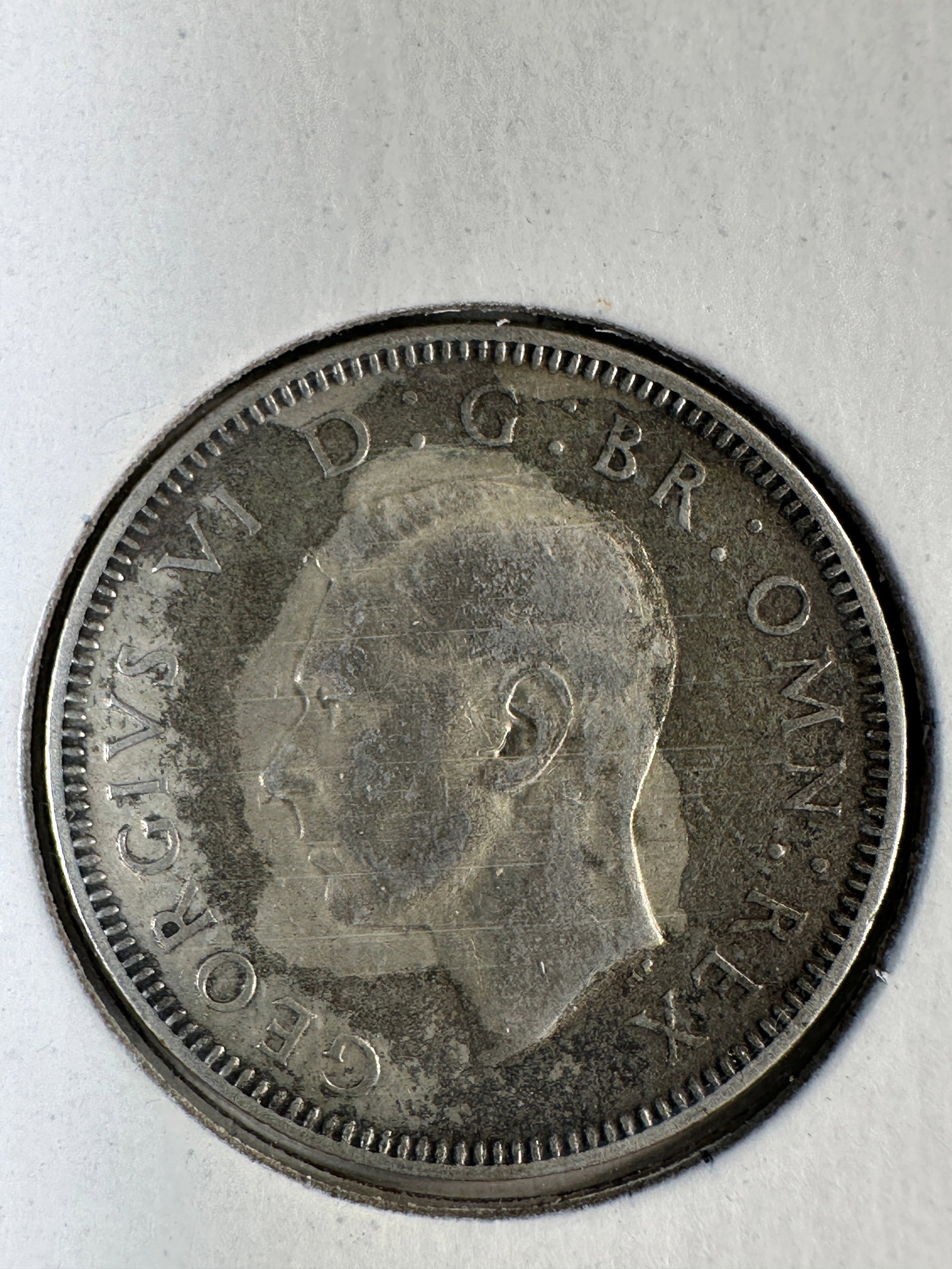 1939 Great Britain One Shilling .500 Silver Coin - Scottish Arms - George VI: One coin as titled. Ungraded; condition varies. See images.