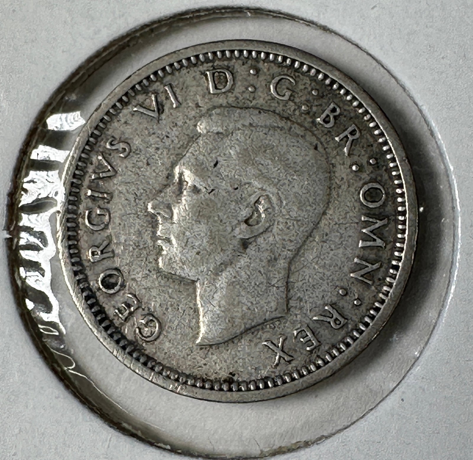 1938 Great Britain 3 Pence .500 Silver Coin - George VI: One coin as titled. Ungraded; condition varies. See images.