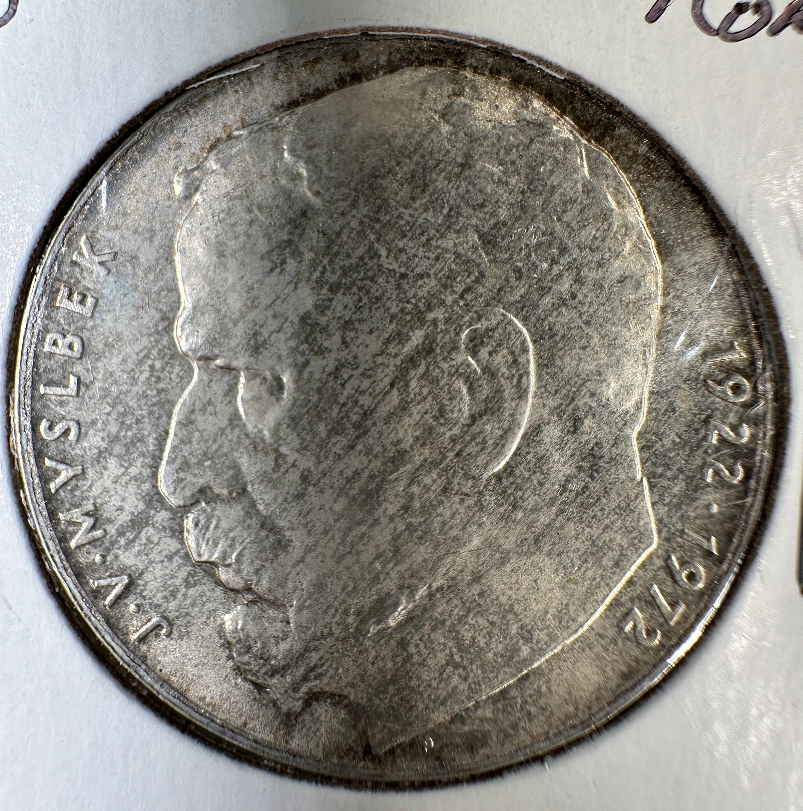 1972 Czechoslovakia 50 Korun .700 Silver Coin: One coin as titled. Ungraded; condition varies. See images.