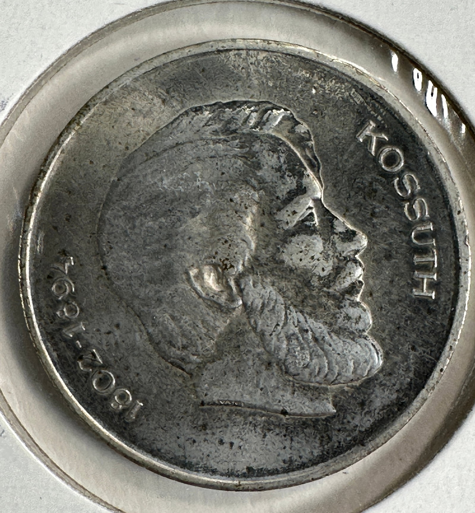 1947 Hungary Post WWII 1st Republic 5 Forint .500 Silver Coin - Kossuth: One coin as titled. Ungraded; condition varies. See images.