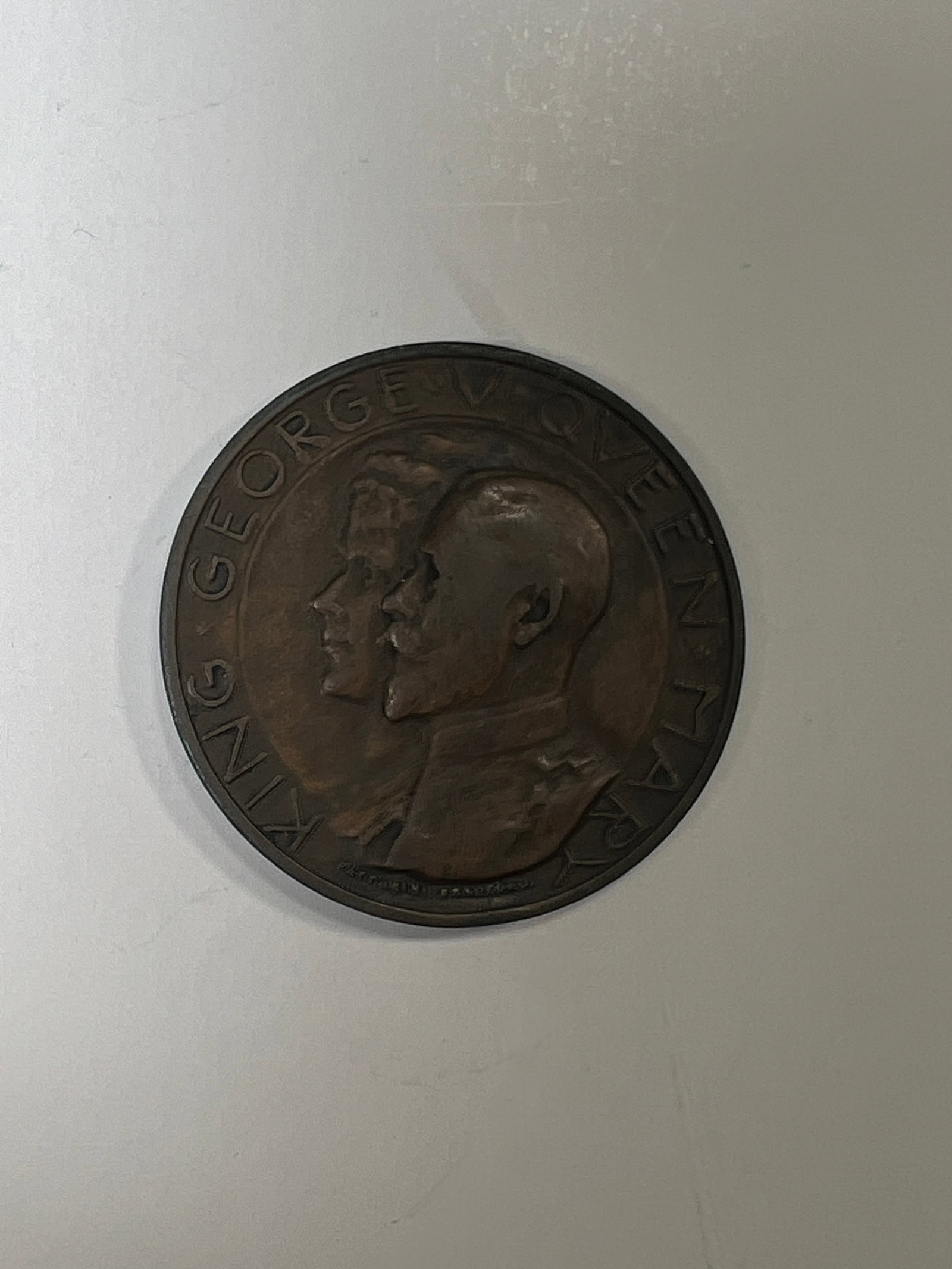 King George V and Queen Mary Coronation Bronze Medal: One coin as titled. Ungraded; condition varies. See images.