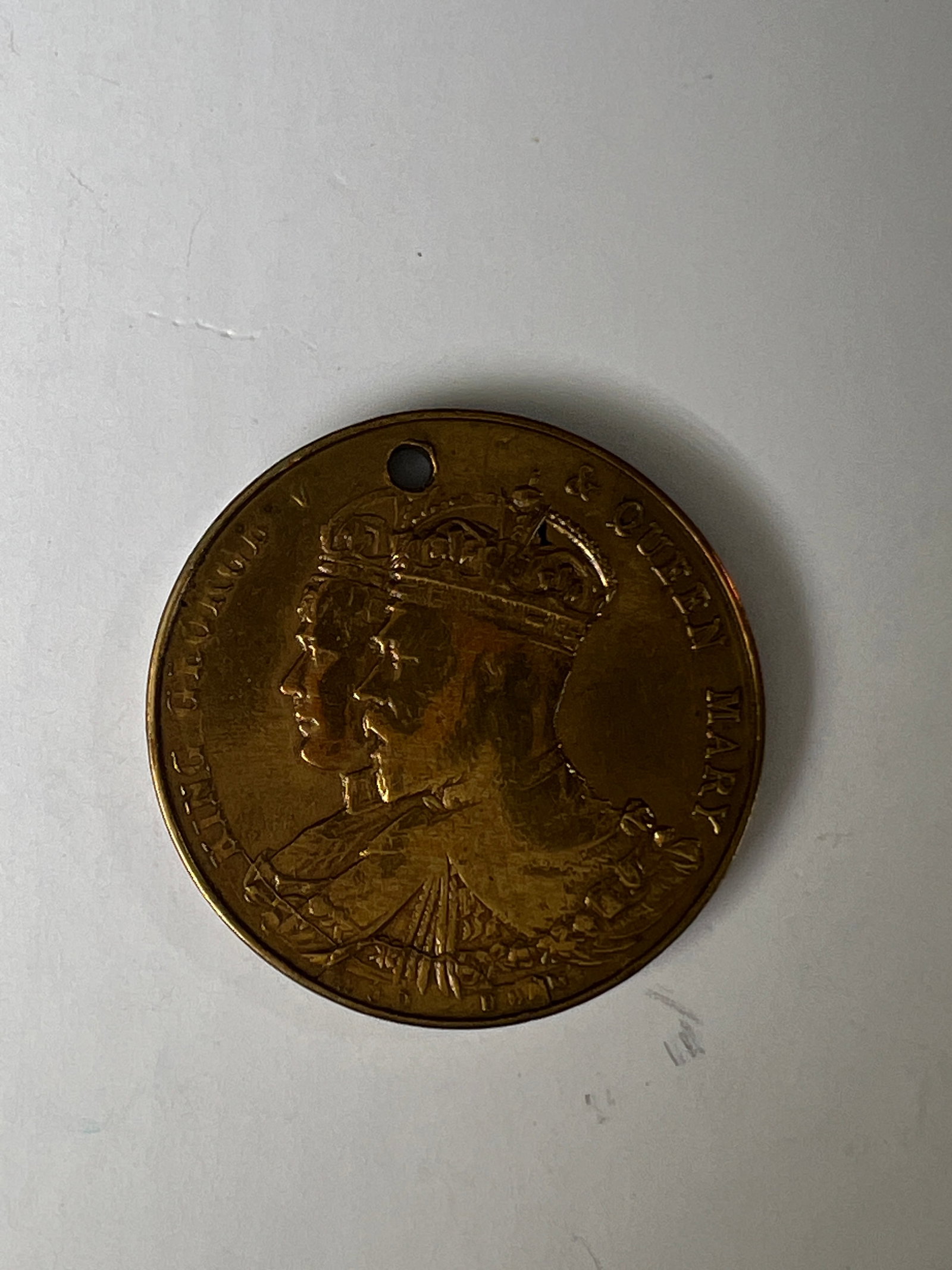 George V and Queen Mary Coronation Medal 1911: One coin as titled. Ungraded; condition varies. See images.
