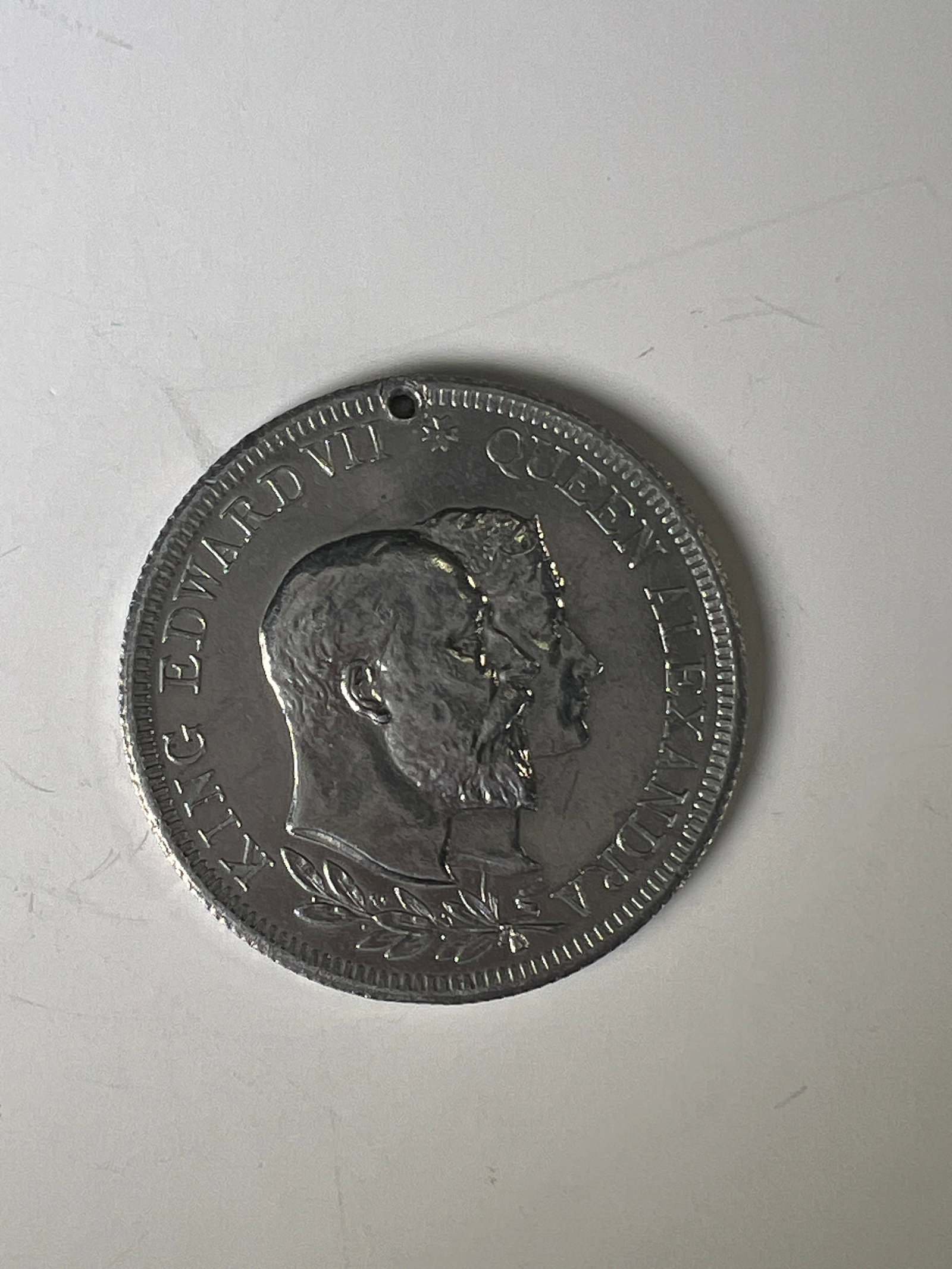 1902 King Edward VII & Queen Alexandra Coronation Medal: One coin as titled. Ungraded; condition varies. See images.