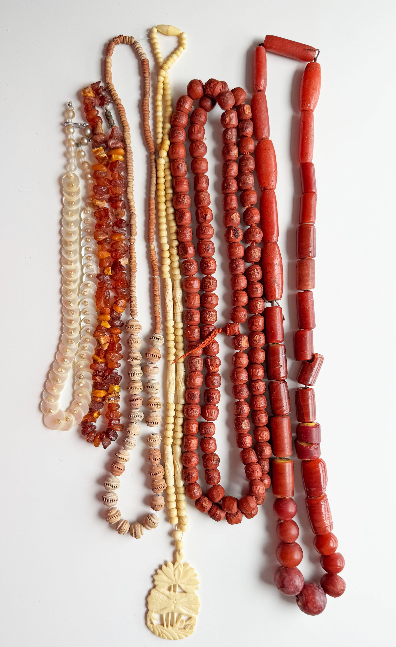 Six Beaded Necklaces - 3