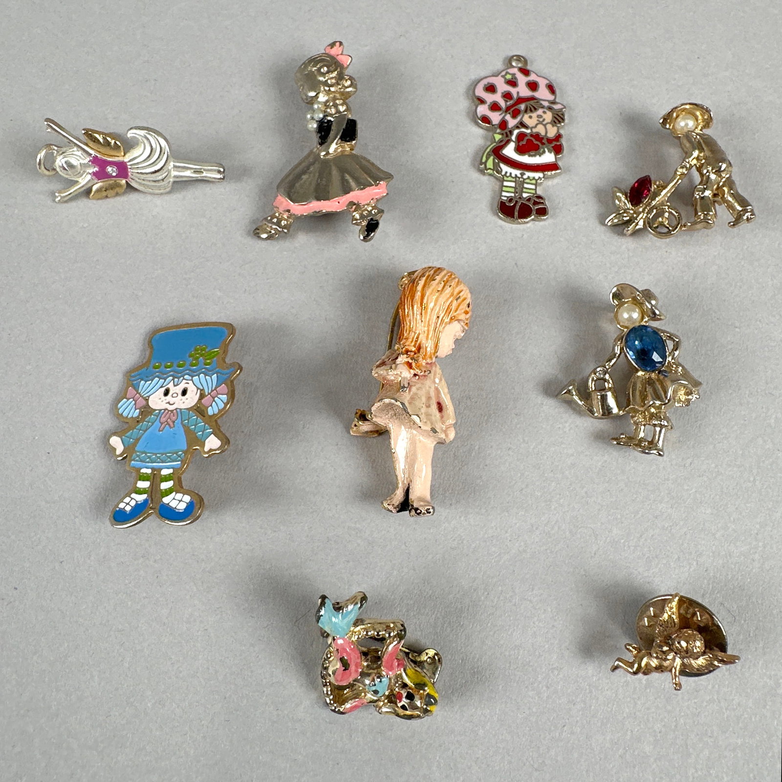 Nine Figural Pins/Brooches (1 of 6)