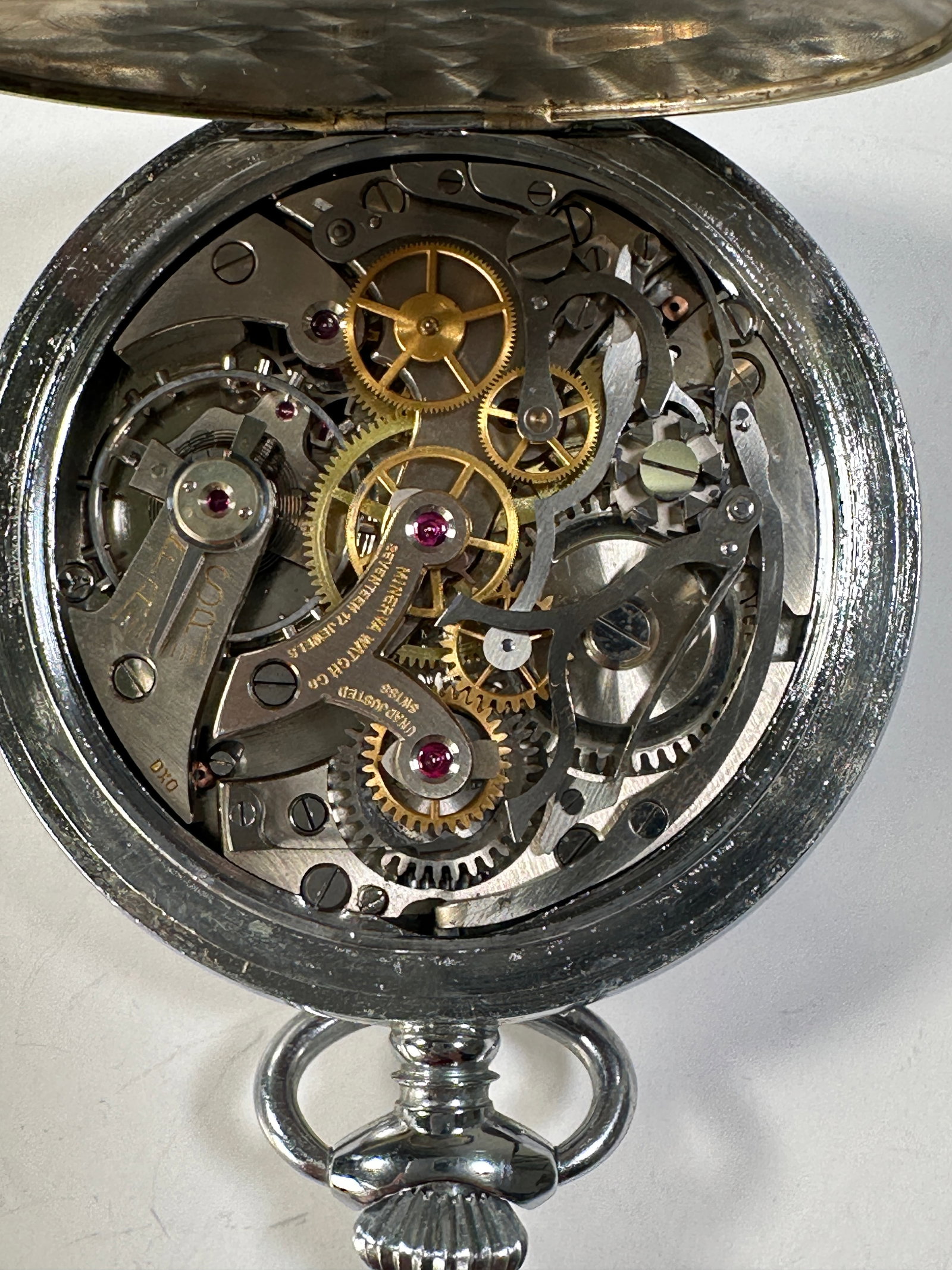 Minerva Chronograph Pocket Watch - 3