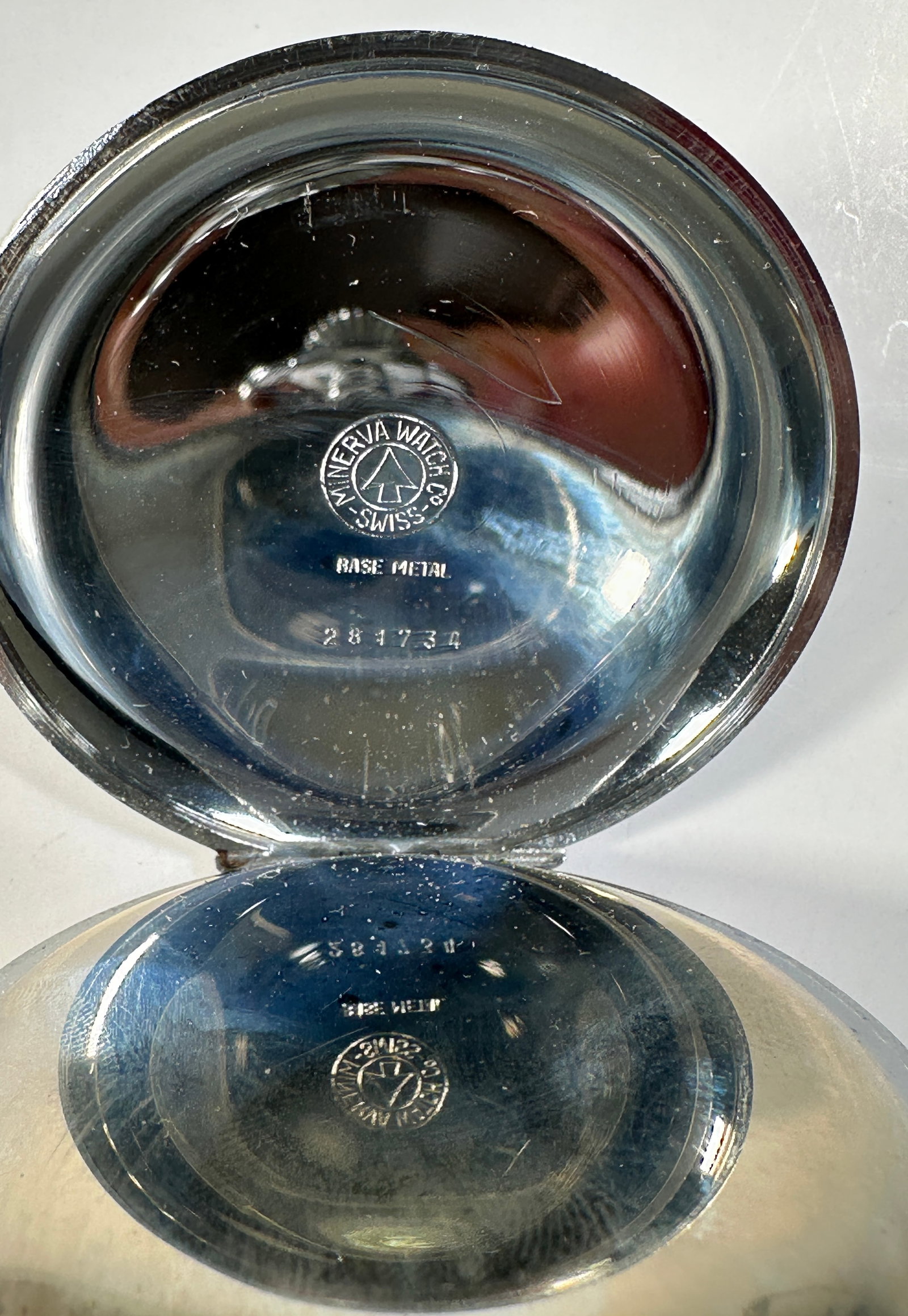 Minerva Chronograph Pocket Watch - 4