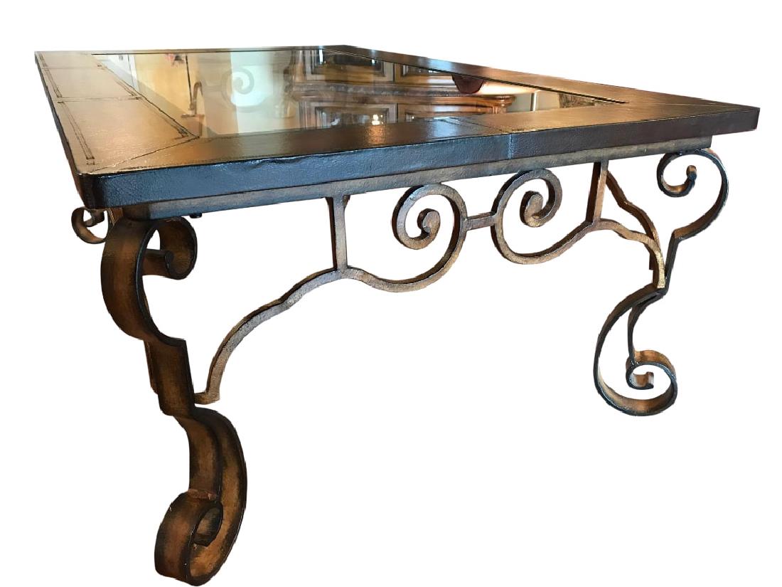 Havertys Glass Top Coffee Table With Metal Scrolled May 29