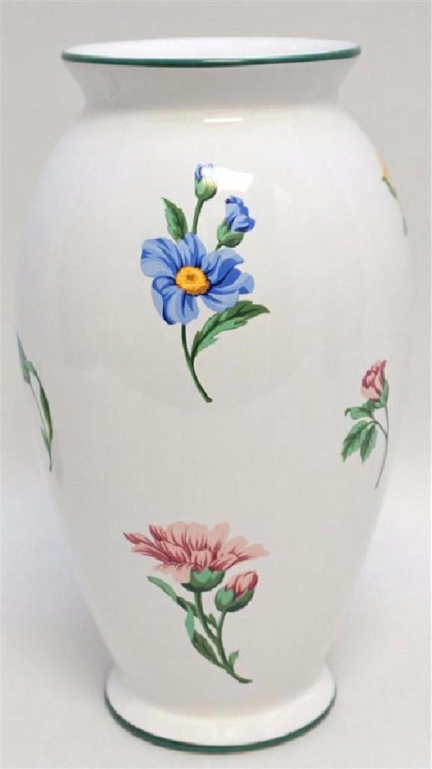 Tiffany Vase: Tiffany & Co. Vintage Large Collectible Vase in the Sintra Pattern. The Vase was made in Portugal for Tiffany. Perfect for spring flowers. Condition: good, small nick to bottom