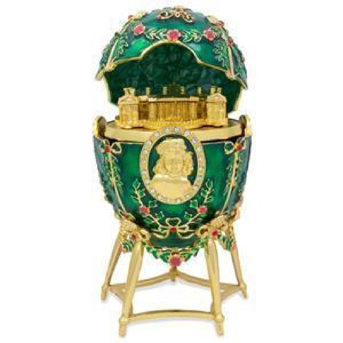 Faberge Inspired 1908 Alexander Palace Faberge Egg: Peter Carl Faberge is the world's most famous jeweler who created eternally original pieces of art. The series of Easter eggs created by Faberge for the Russian Imperial family, from 1885 through to 1