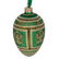 3.5" Napoleonic Faberge Egg Glass Christmas Ornament - 3