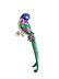 Austrian Crystal Enameled Bird Brooch Pin