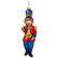 6" Monkey Nutcracker with Trumpet Blown Glass Christmas